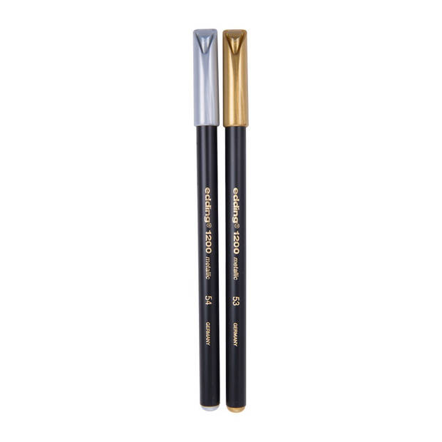 Edding 1200/2 Colourpens Metallic-goud