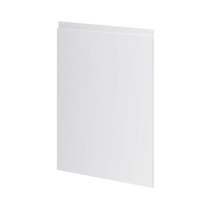 Porte de meuble de cuisine Garcinia gris clair brillant l. 50 cm x H. 72 cm GoodHome