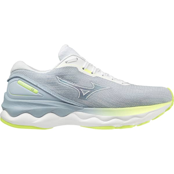 Chaussure running MIZUNO WAVE SKYRISE 3 W WHITE/WHITE/NEOLIME