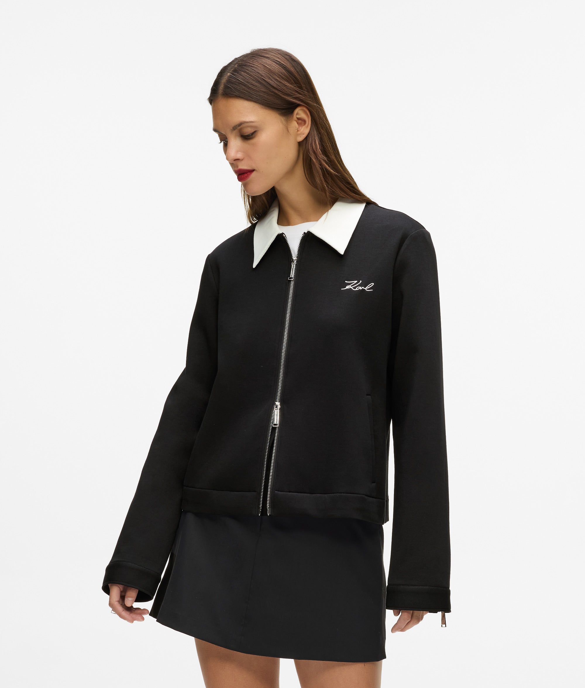 Karl DNA sweatshirt met rits