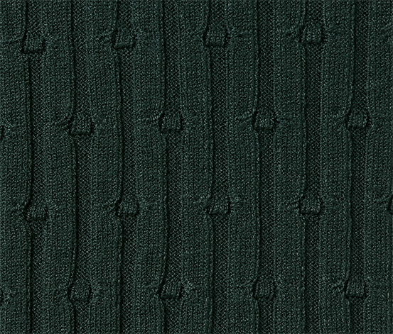 Zopfstrickpullover, grün