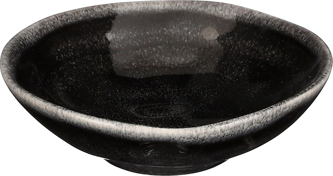 Mica Decorations schaal zwart Tabo D 11,5 H 3,5 cm