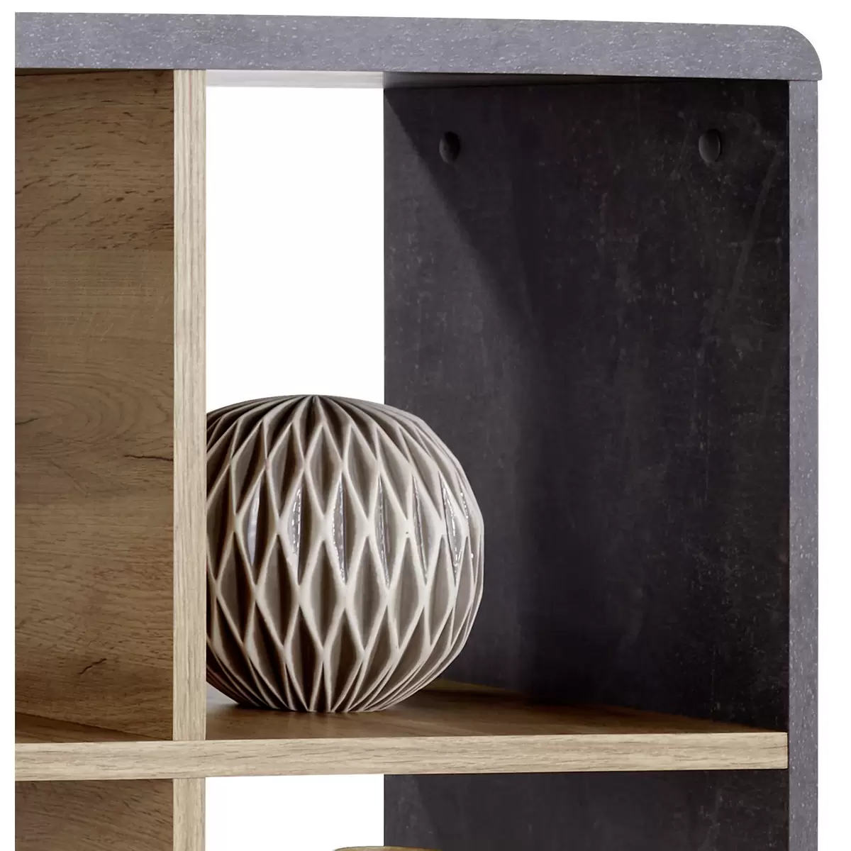 Regal Fontana dunkelbraun,Betonoptik