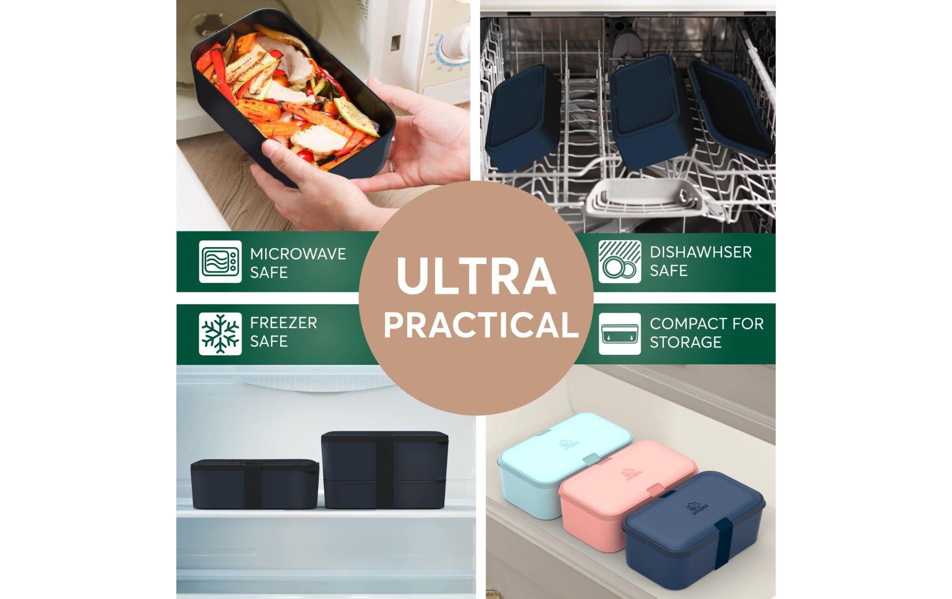 Lunchbox Nestable L Midnight BluePraktische und nachhaltige Lunchbox
