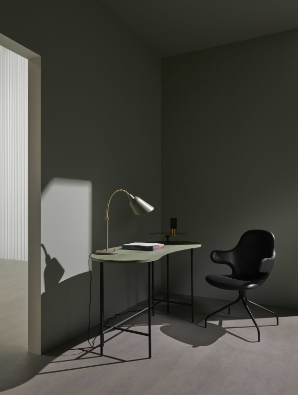 &tradition Bellevue AJ11 bureaulamp Satin Polished Brass
