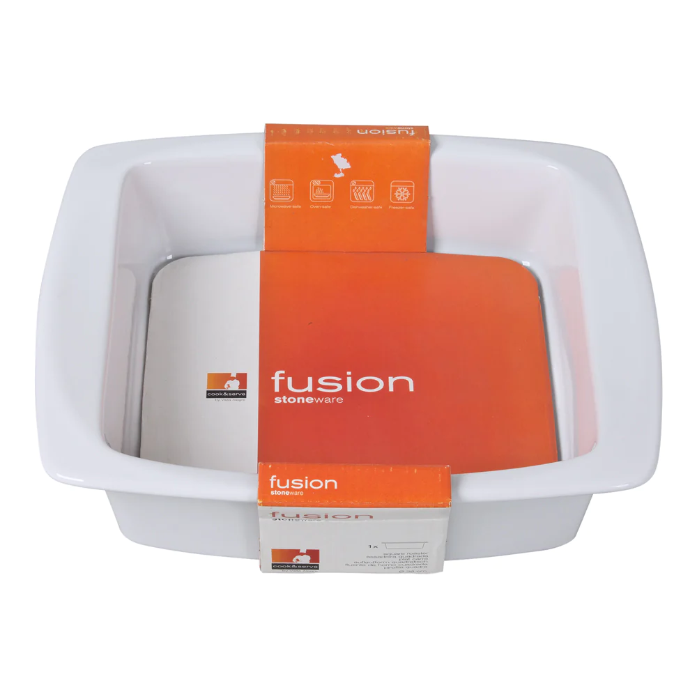 Plat carré Fusion 30 cm Table passion