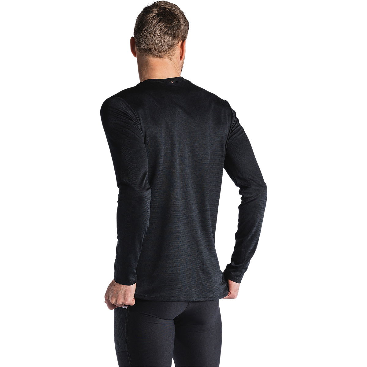 FUSION Technical Langærmet Merinould T-shirt Herre