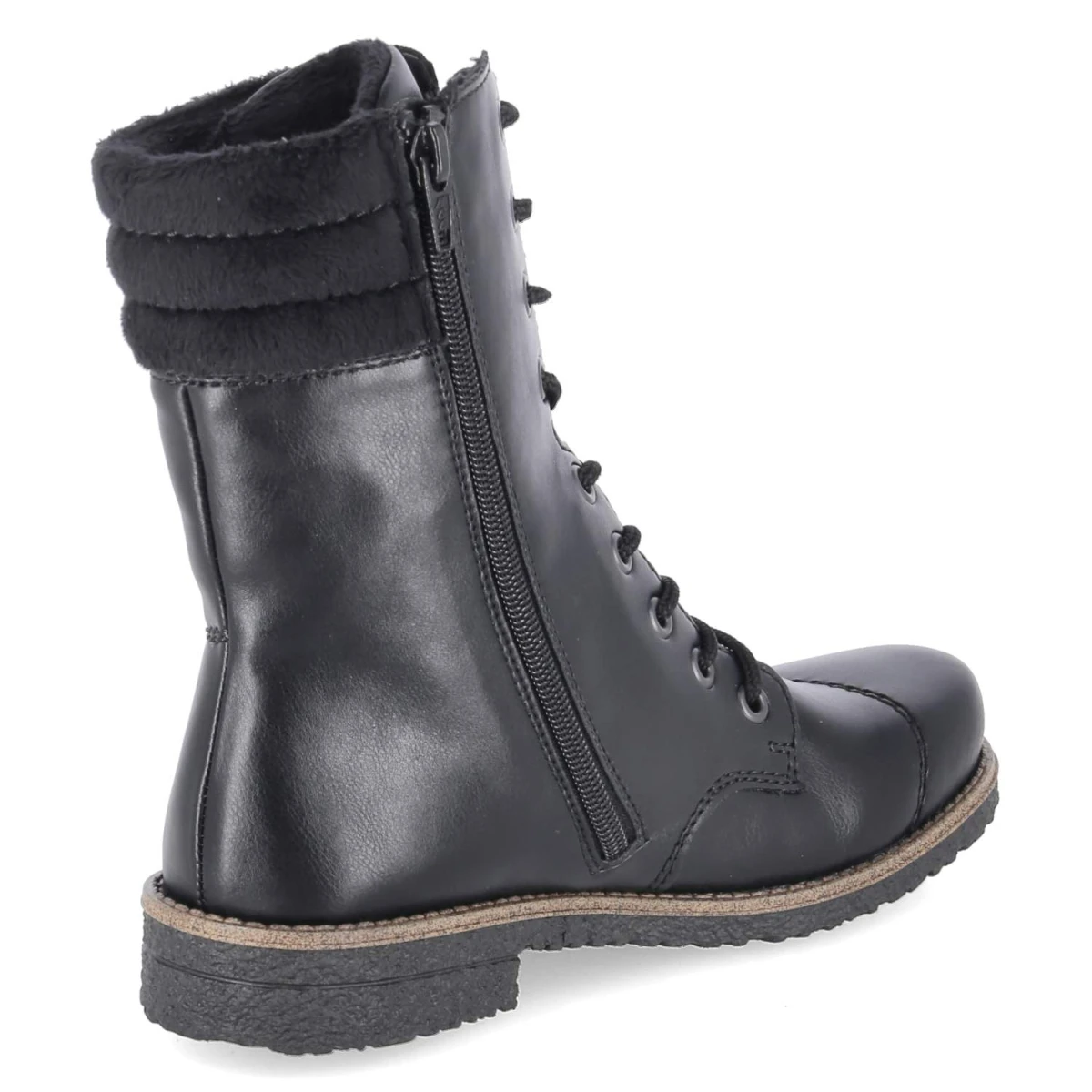 RiekerSchnürstiefeletten - schwarz/schwarz