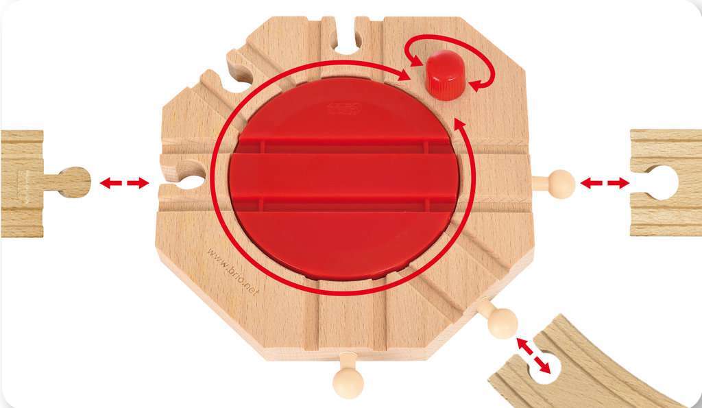 BRIO Spiel Mechanische Drehscheibe