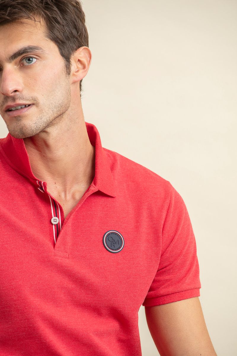 POLO PIQUET COM BADGE