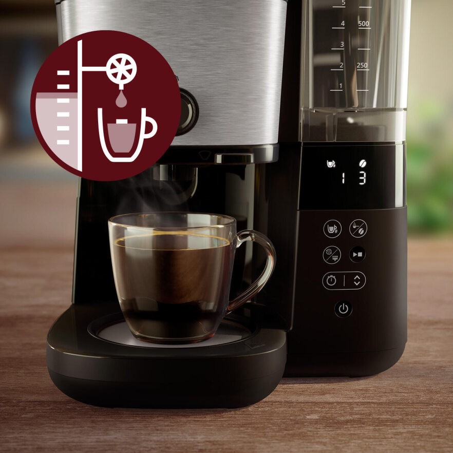Philips - Grind&Brew Kaffemaskine (HD7888/01)