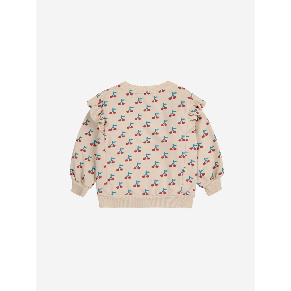 Køb Bobo Choses White Cherry All Over Ruffle Sweatshirt