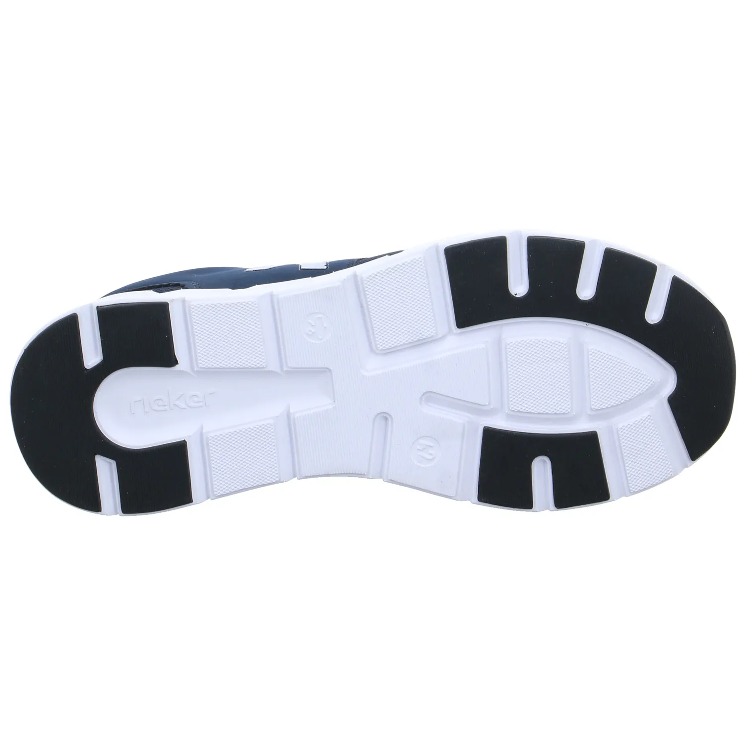 RIEKER Halbschuhe Sneaker Stoff Blau Synthetik