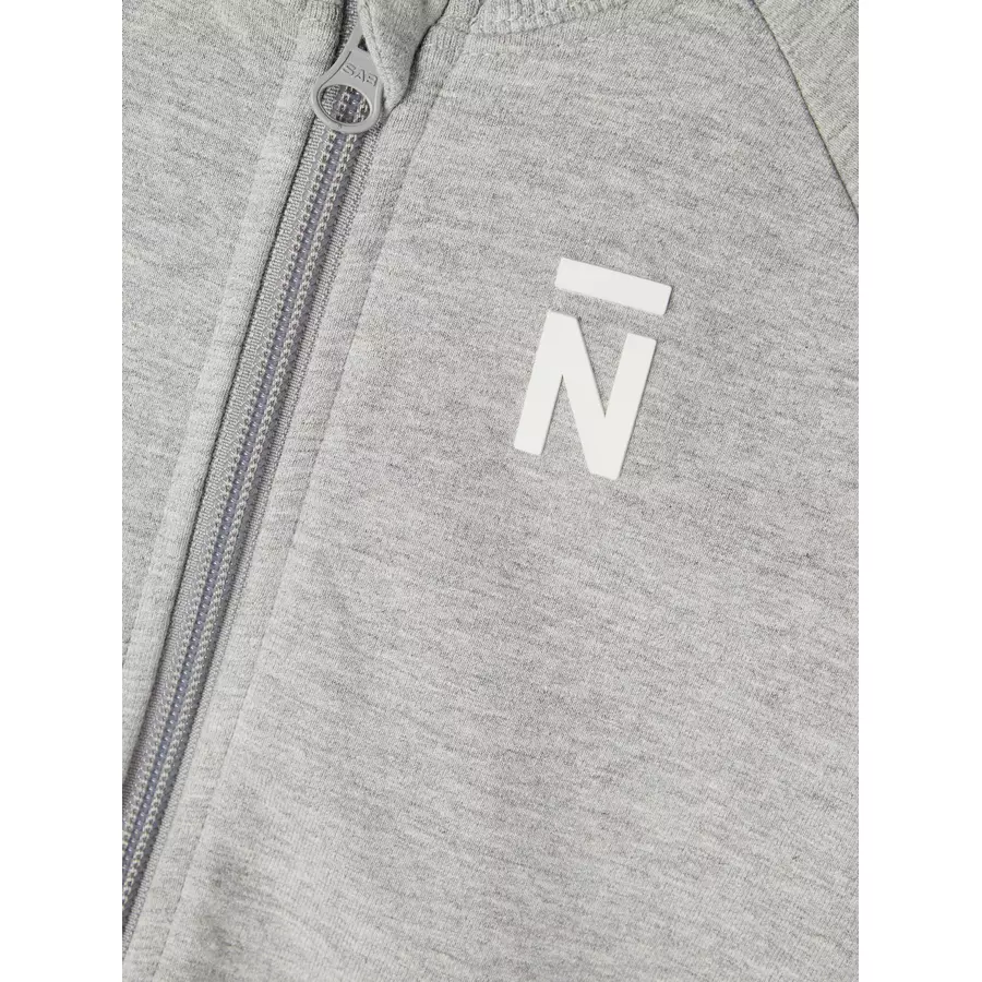 name it Sweatjacke Nmmtroels Grey Melange