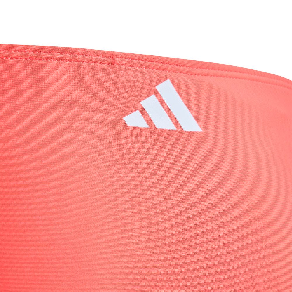 adidas 3-Streifen V-Back Bikini Kinder semi lucid red