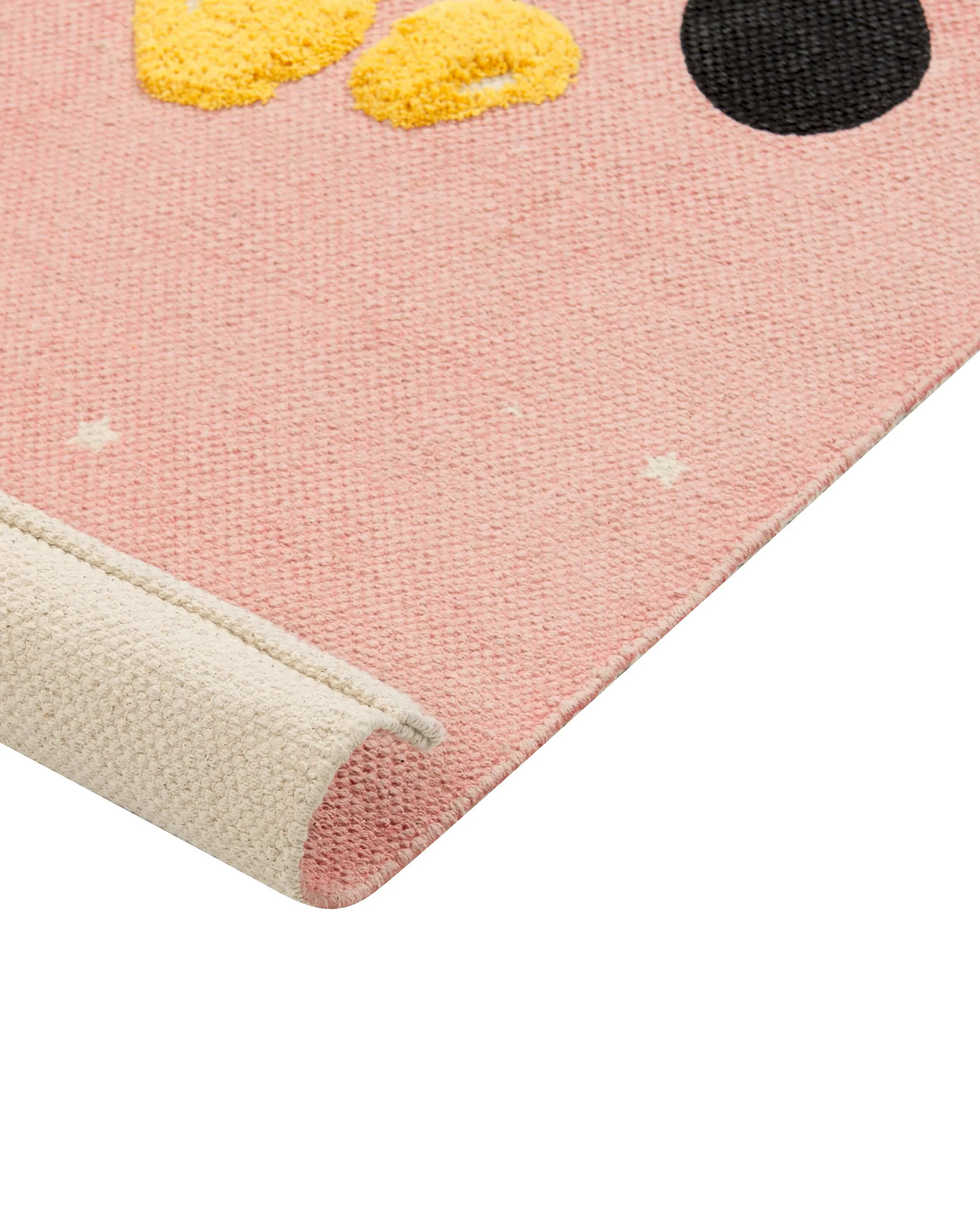 Kindervloerkleed TAPAK Roze 80 x 150 cm Katoen