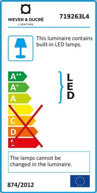 Wever Ducré Train Up/Down wandlamp LED donkergrijs