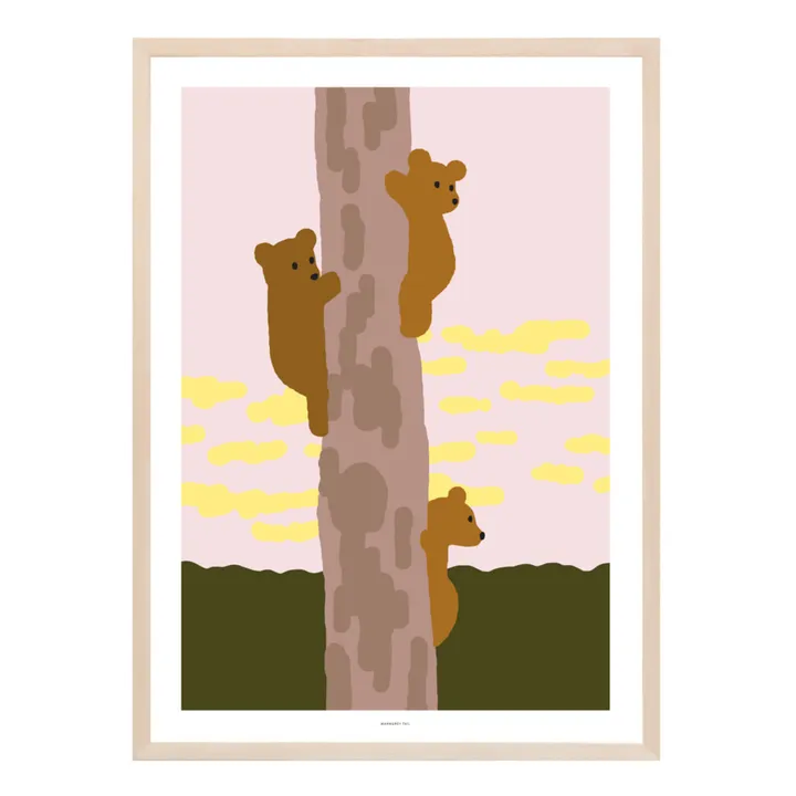 Warmgreytail Affiche Tree & bears