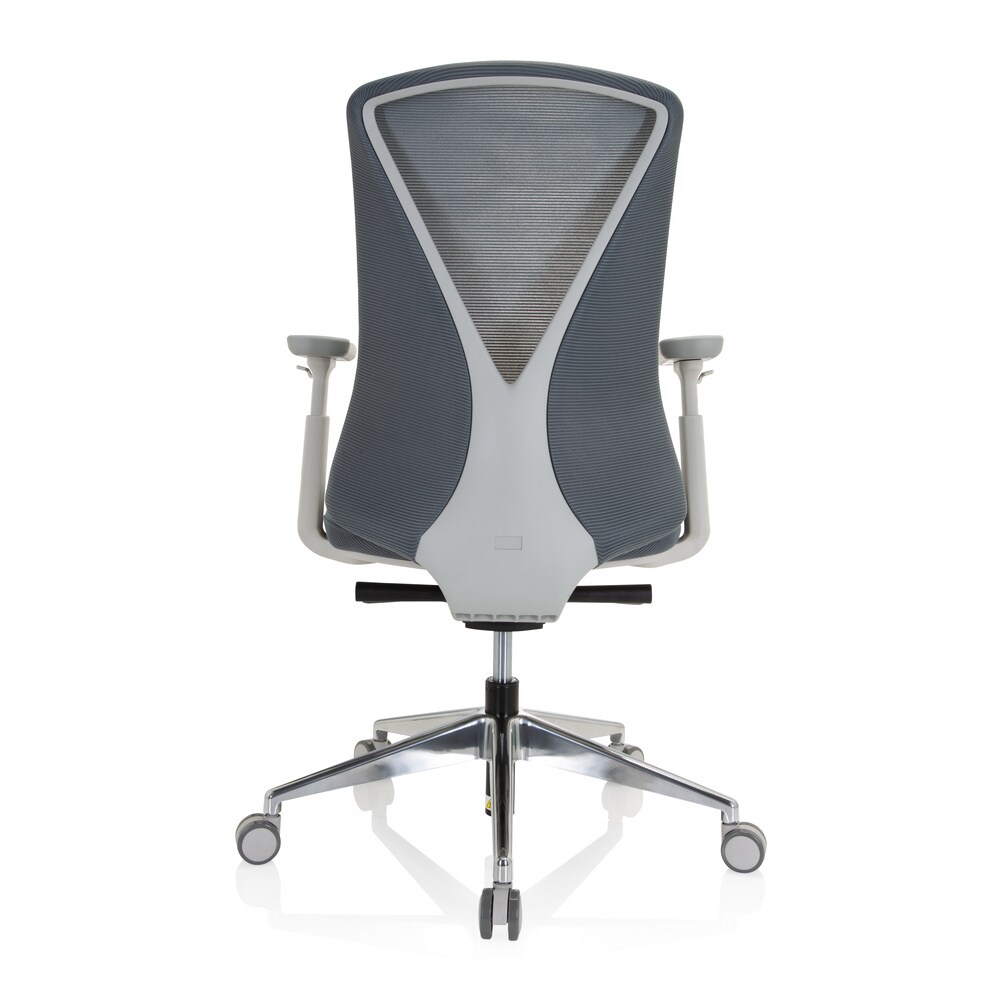 Profi Bürostuhl PAPIL PRO Stoff/Netzstoff mit Armlehnen (höhenverstellbar) hjh OFFICE
