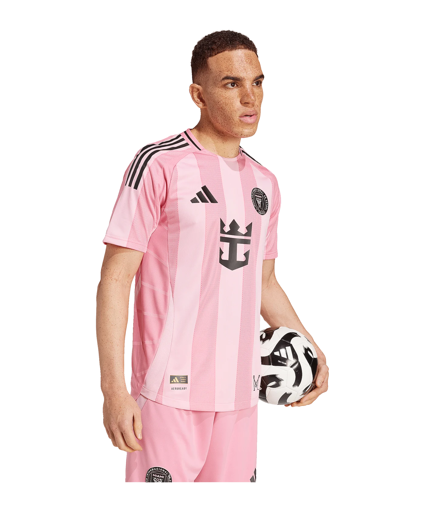 adidas Inter Miami Auth. Trikot Heim 2025 Messi Rosa