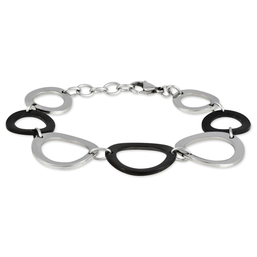 Bracelet Rimel Acier Blanc Céramique