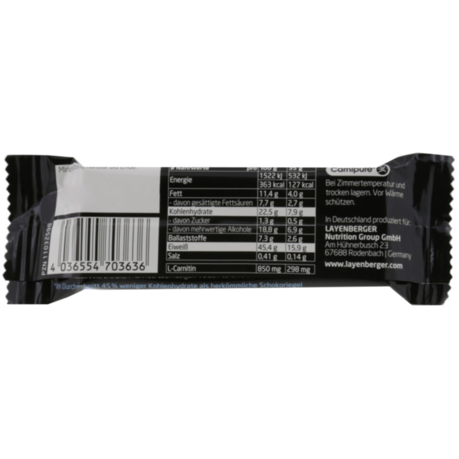 Layenberger Protein Riegel Kokos