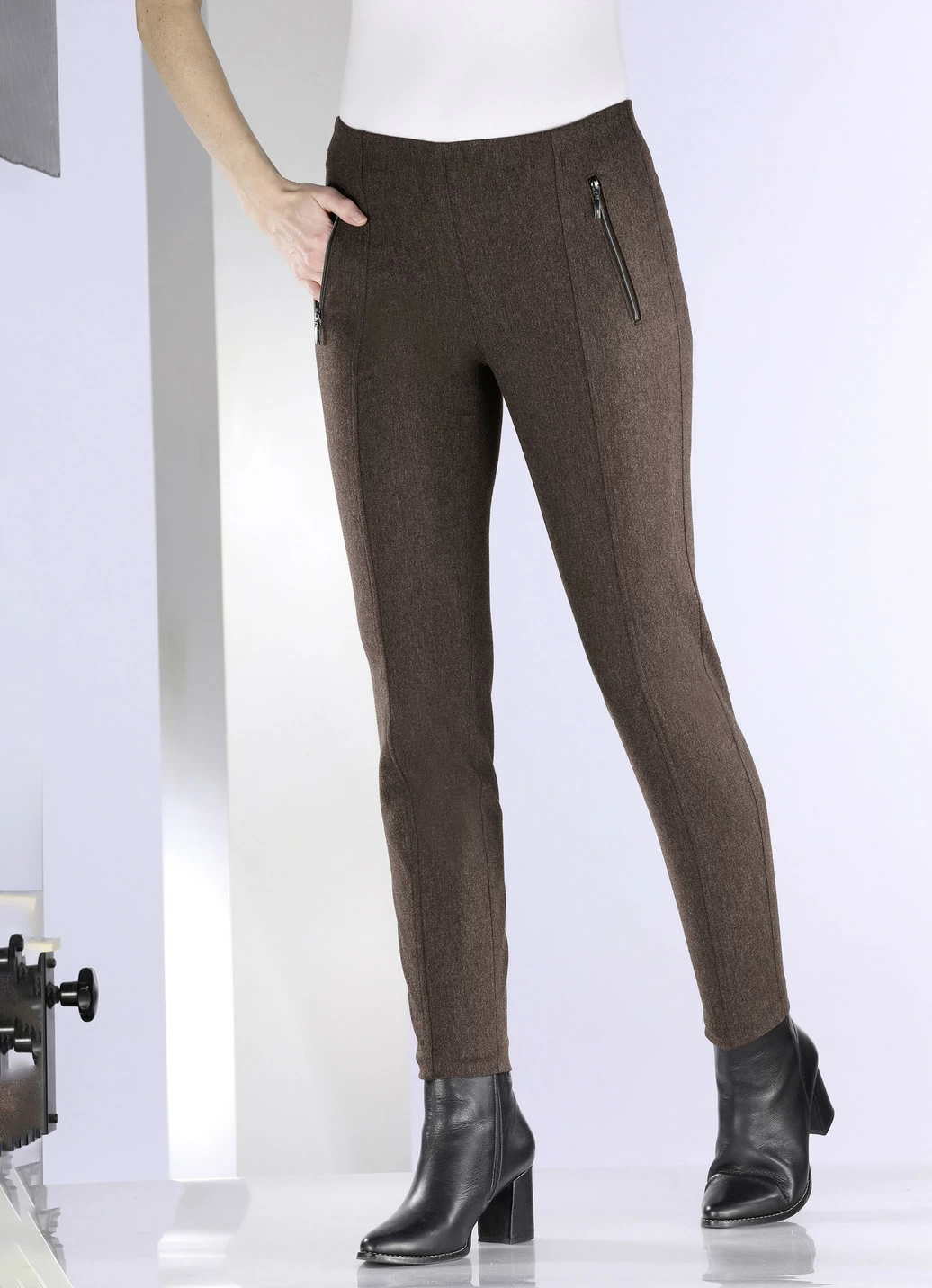 Hose mit Reißverschluss-Taschen