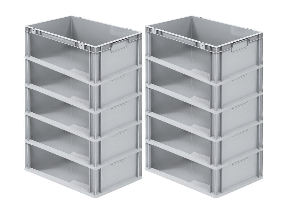 PROREGAL Eurobox NextGen Store HxBxD 22 x 40 x 60 cm 44 liter Zijwaarts open Euro container transportbox