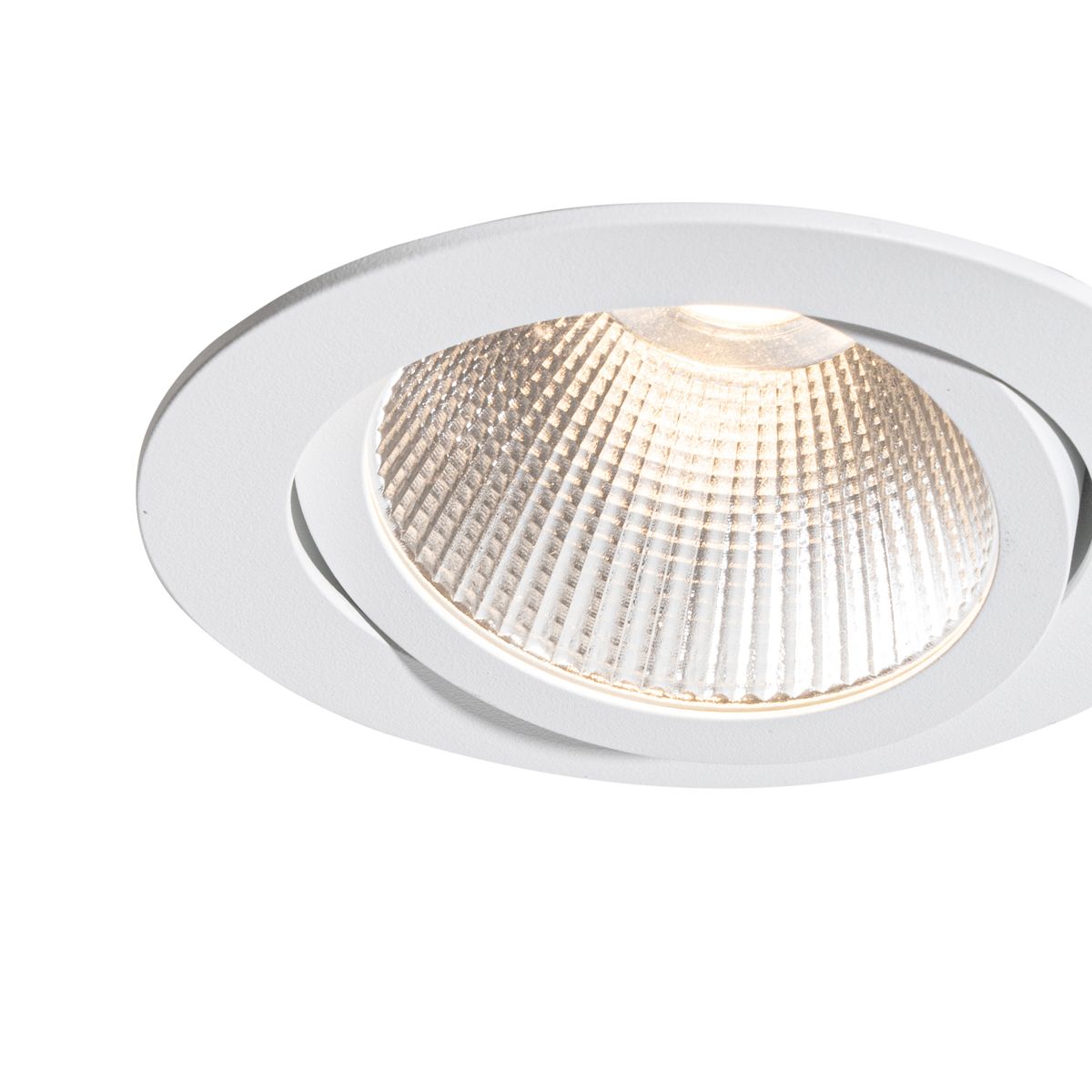 Inbouwspot wit 9,5cm incl. LED 1300 lm dimbaar IP23 - Gaius