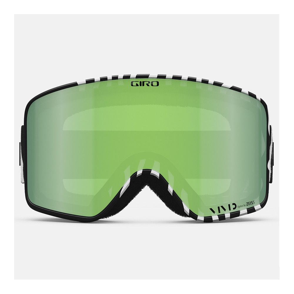 Giro METHOD - Masque ski + écran supplémentaire Homme black/white animal/vivid emerald