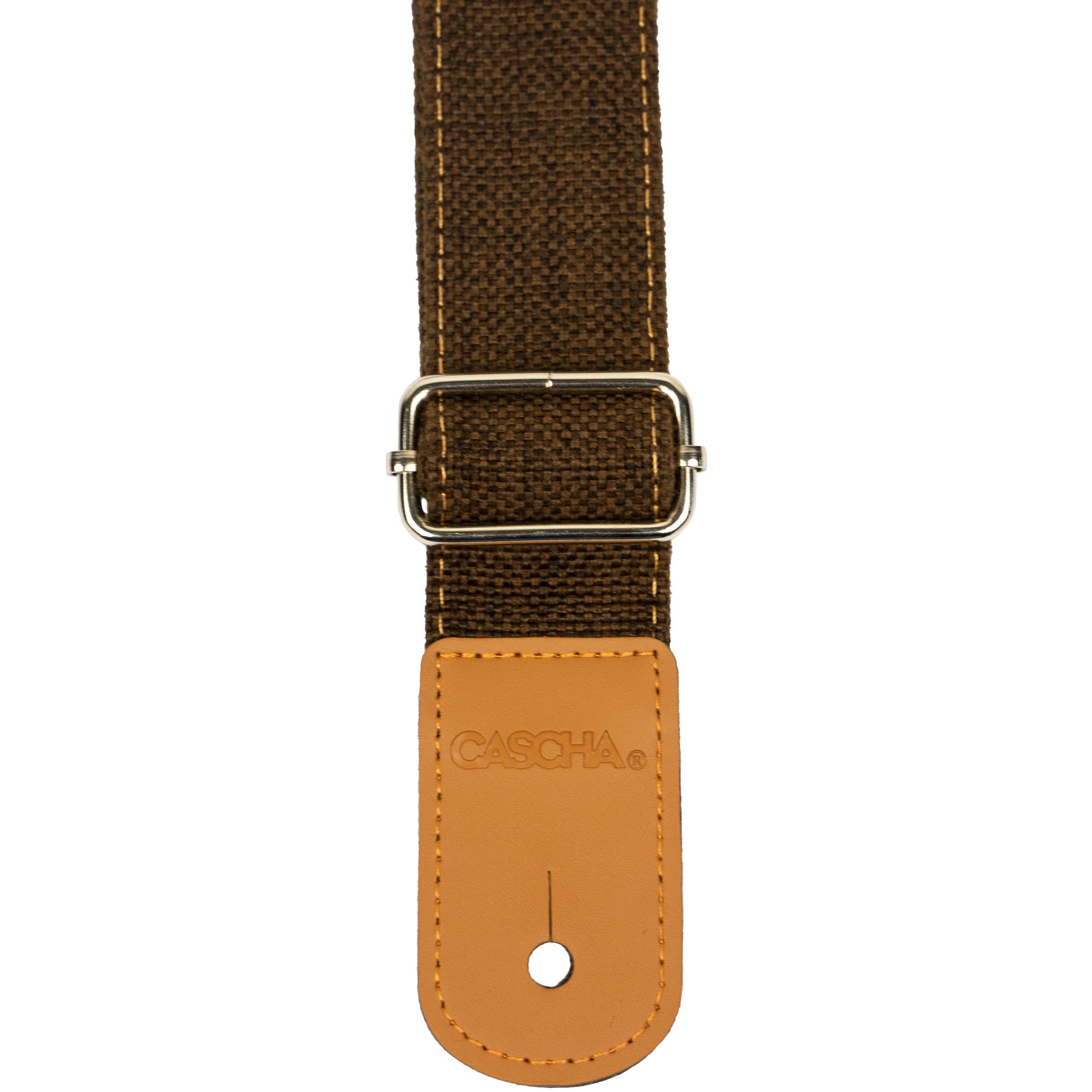 Cascha HH 2201 ukelele draagband katoen bruin