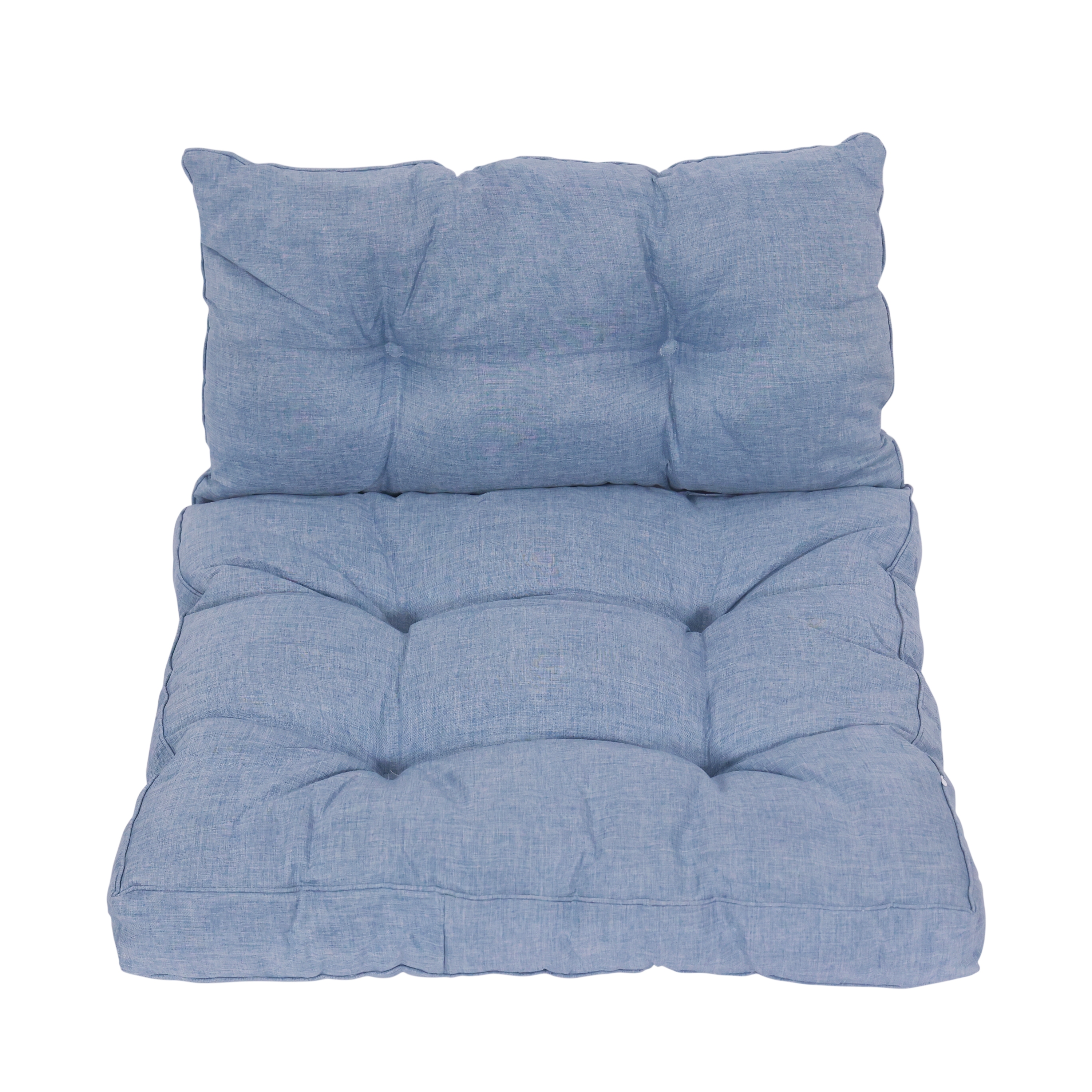 Outdoorkissen Bodenkissen 2er Set blau