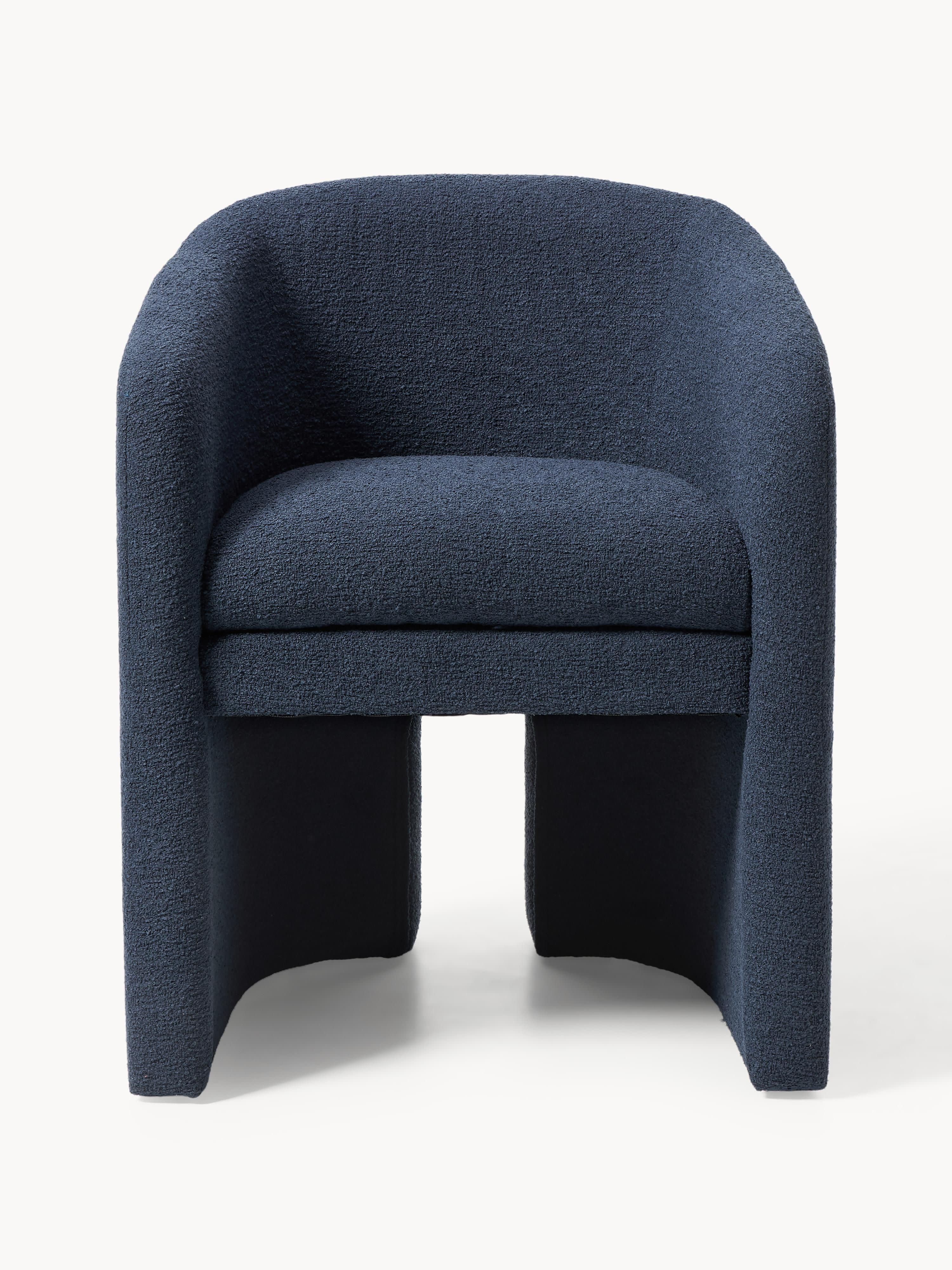 Bouclé armstoel Mairo