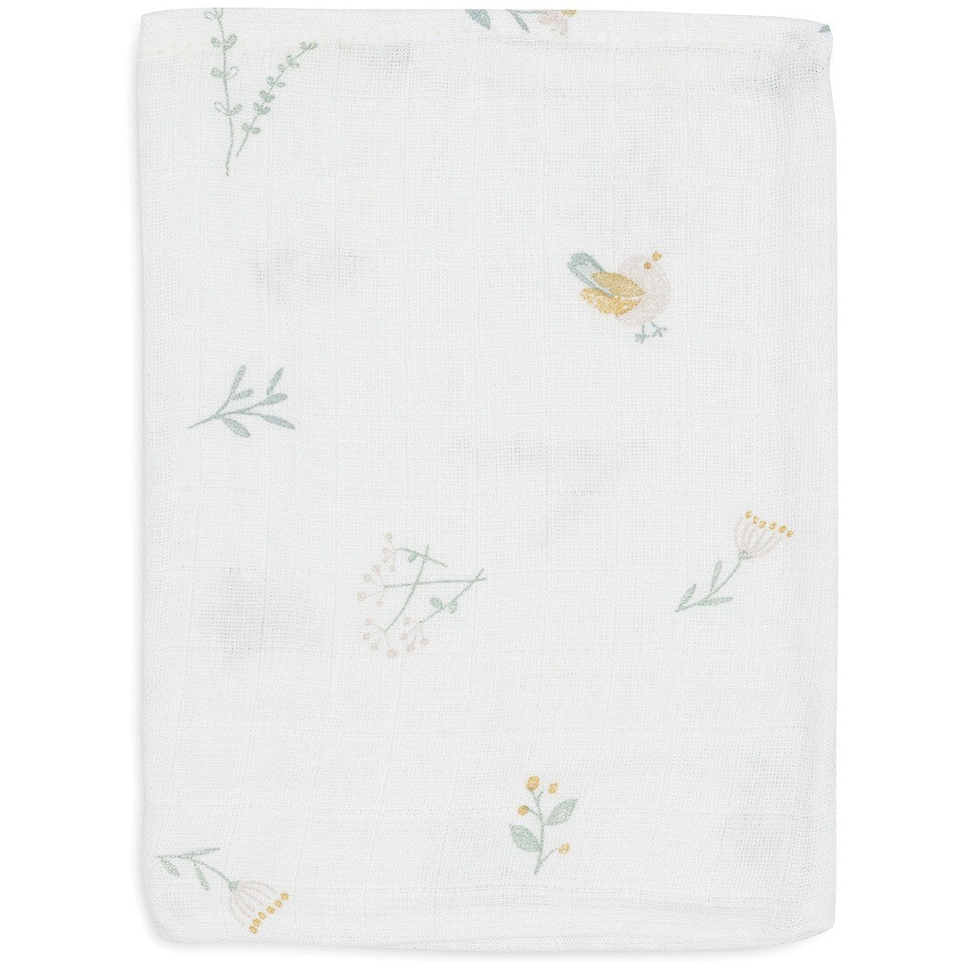 Jollein hydrofiele washandjes lovely birds - 3st