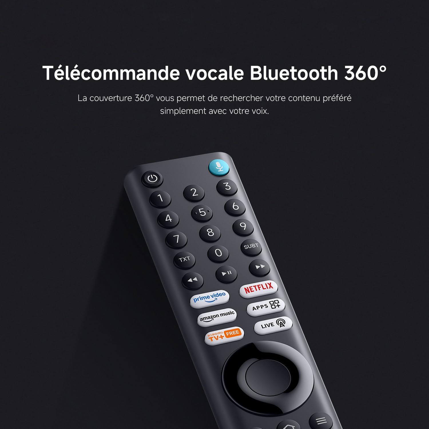 XIAOMI TV F Pro 65, 165 cm (65 Pouces), 4K UHD QLED, Smart TV, Fire TV, Contrôle Vocal Alexa, HDR10+, Mode Game Boost 120Hz, MEMC, 2Go+32Go, Compatibl