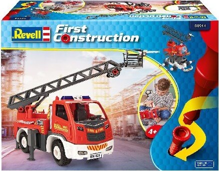 Revell First Construction - Brandbil Med Stige - 1:20
