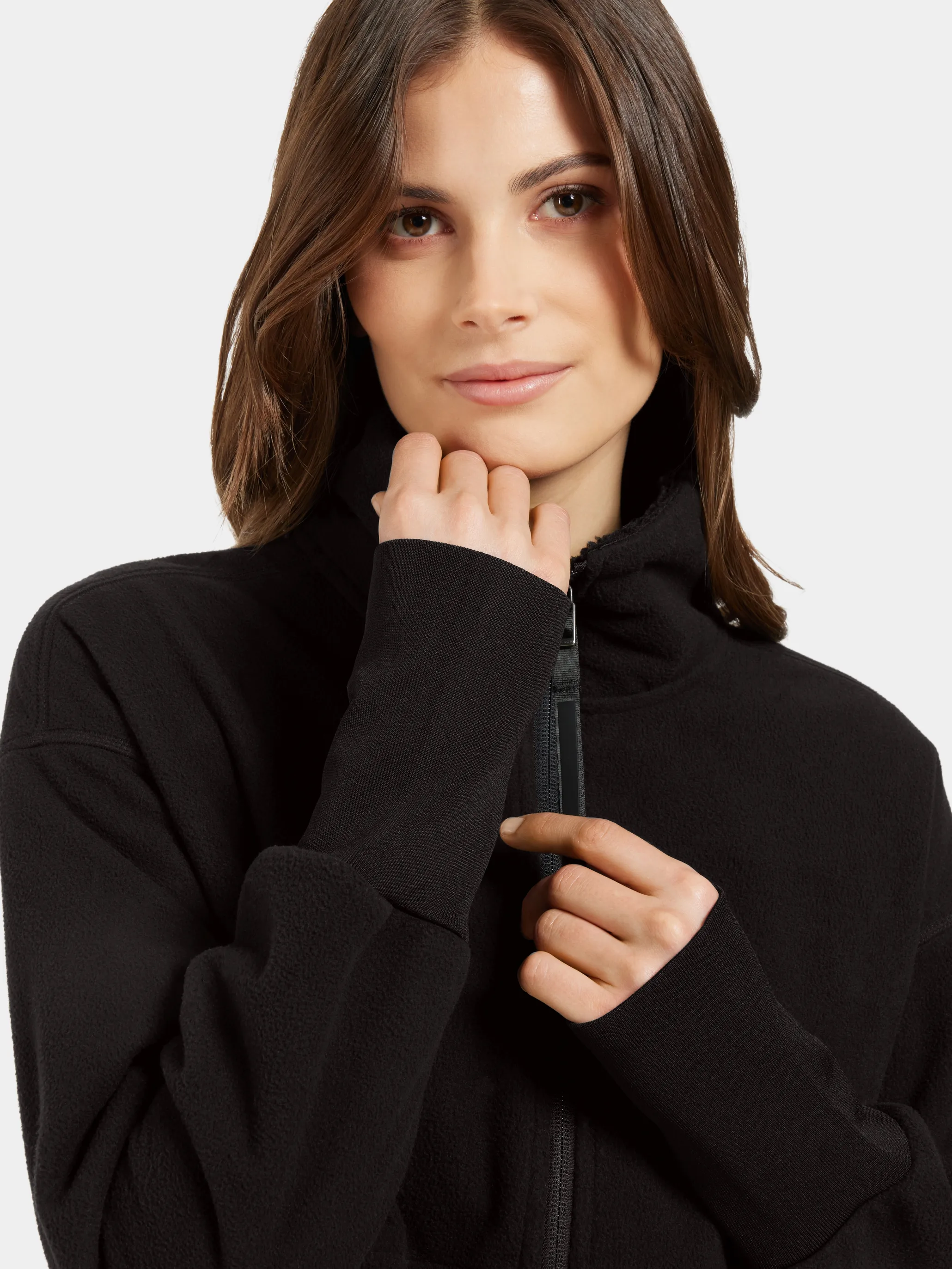 Didriksons Women's Ronja Full Zip Black