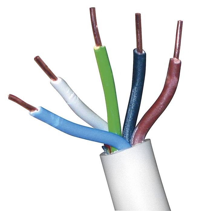 Installationskabel 5 x 2,5 mm² 50 m