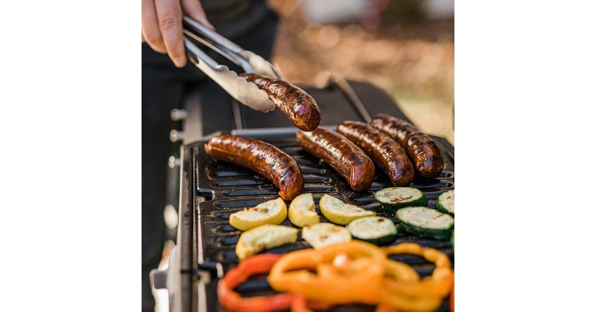 MasterbuiltDraagbare houtskoolbarbecue en -rookoven met kar  (Zwart)
