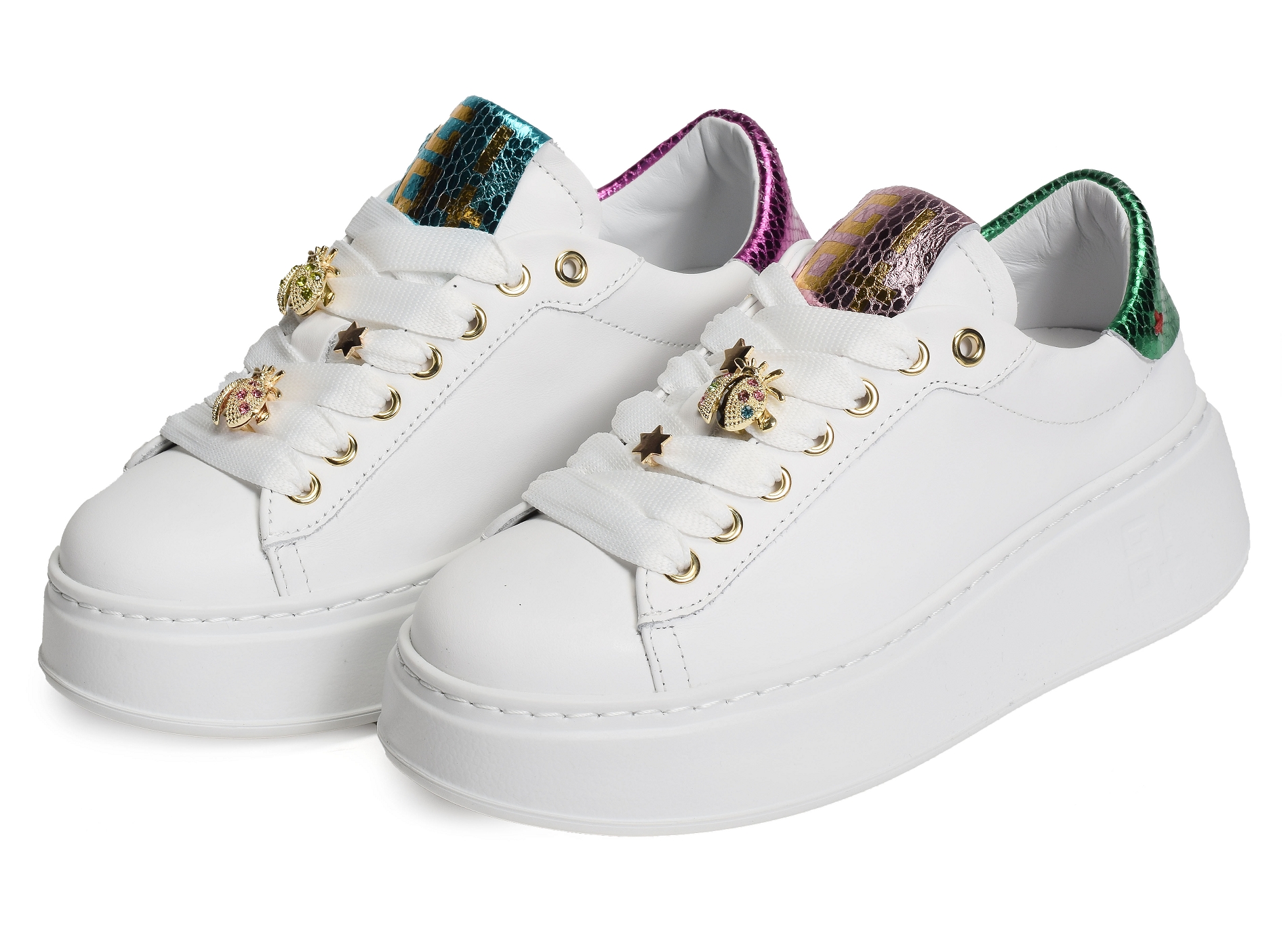 Pia 158a blanc multicolore