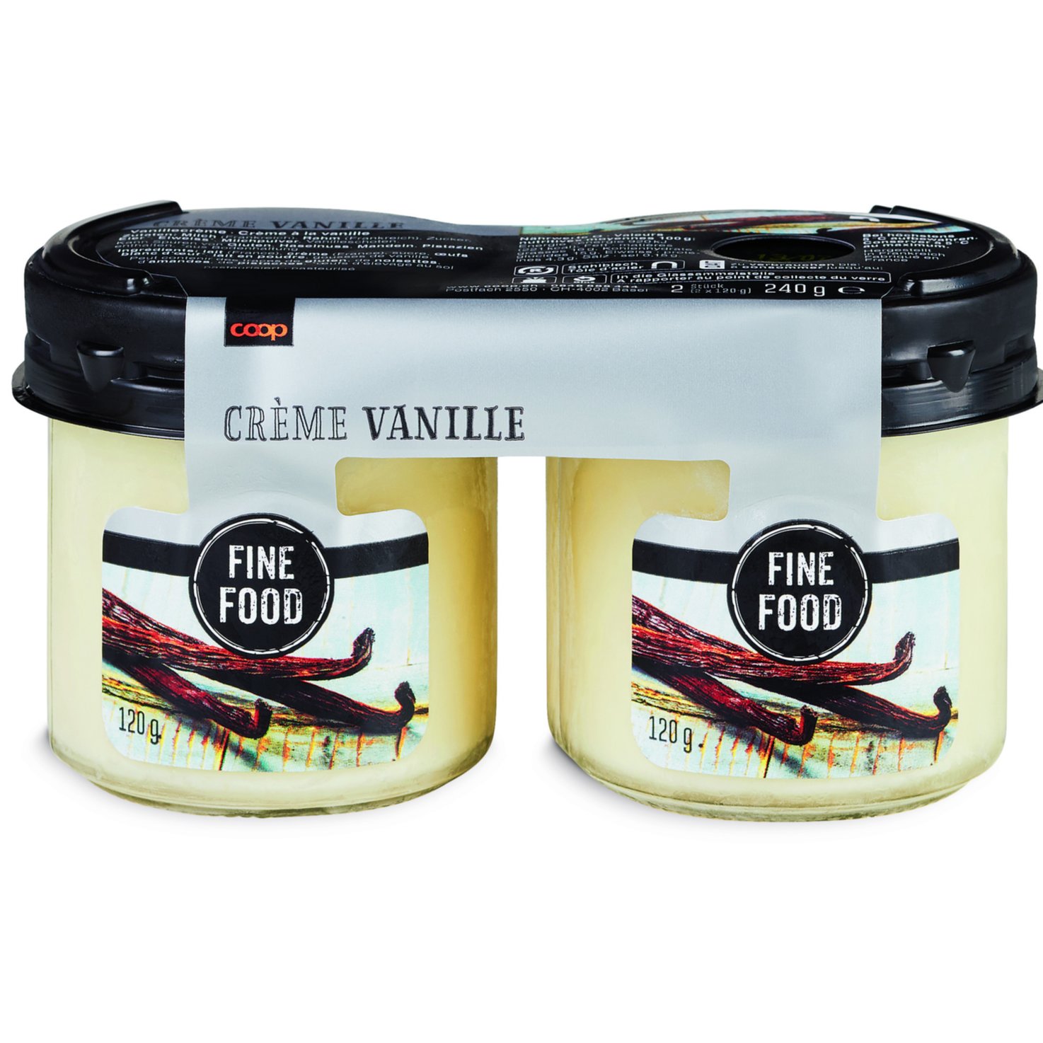 Fine Food Crème Vanille 2x120g