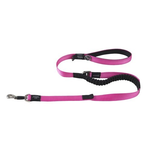 Coleira rosa para cães com absorção de impacto
