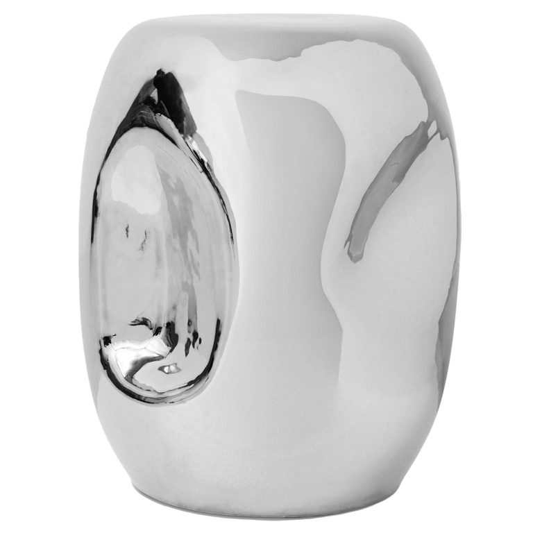 HKliving Currents Chrome bijzettafel Ø36