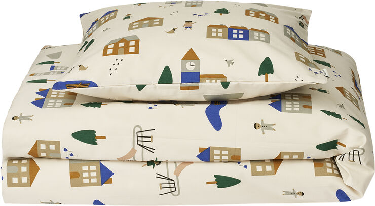 Liewood Carmen Baby Printed Bedding Downtown / sandy