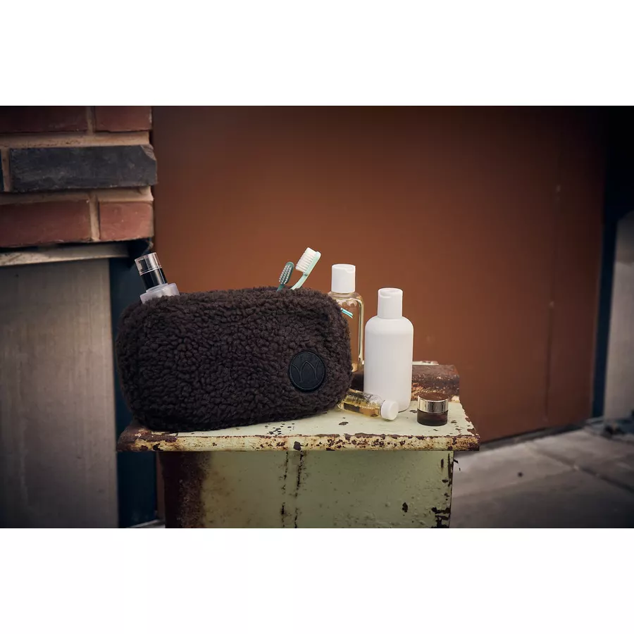 Najell Kulturtasche Teddy Brown klein