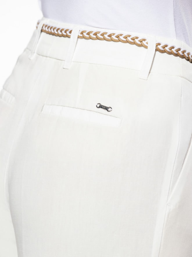 Leinenmix Bermudas