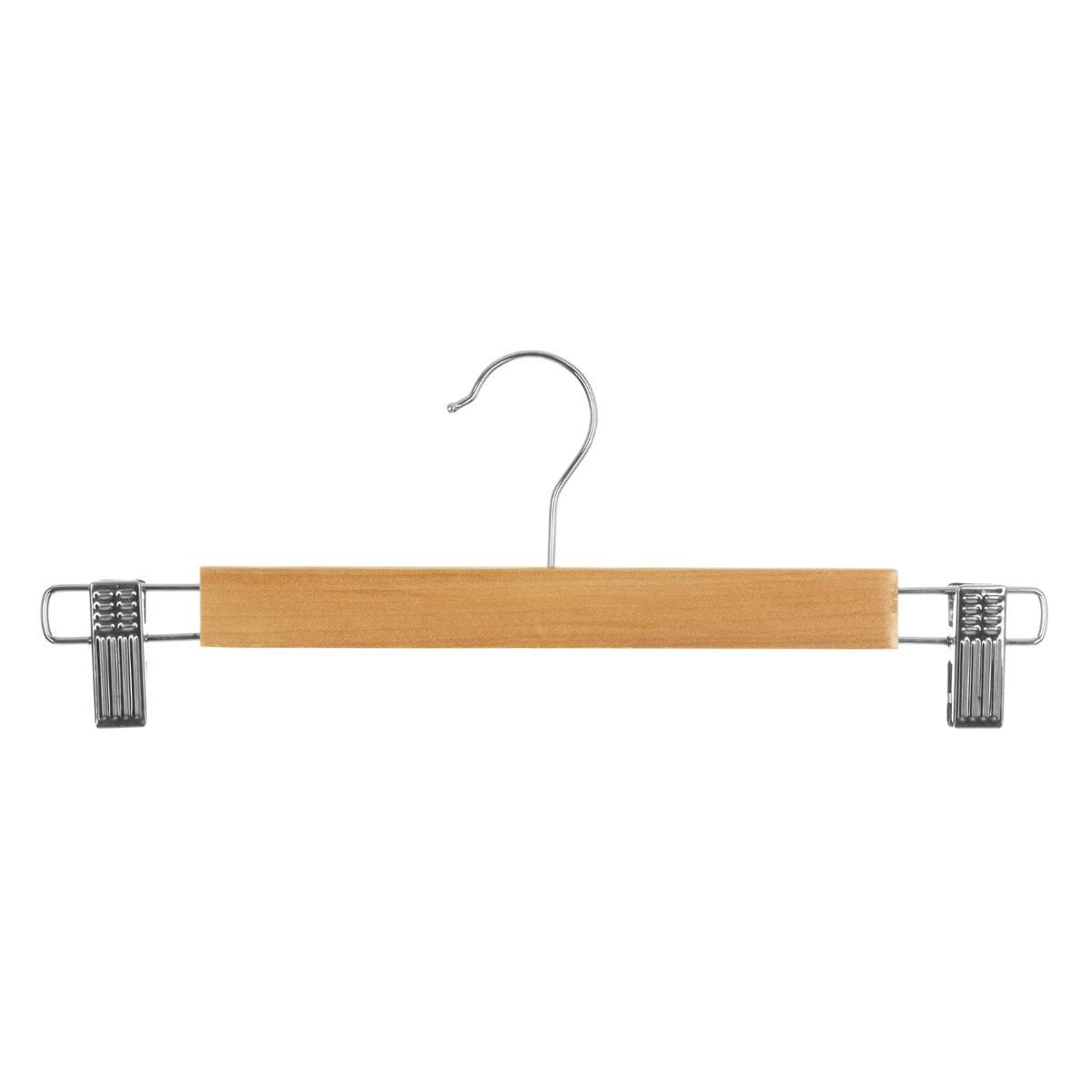 CINTRE BOIS PINCE METAL X3 PIECES