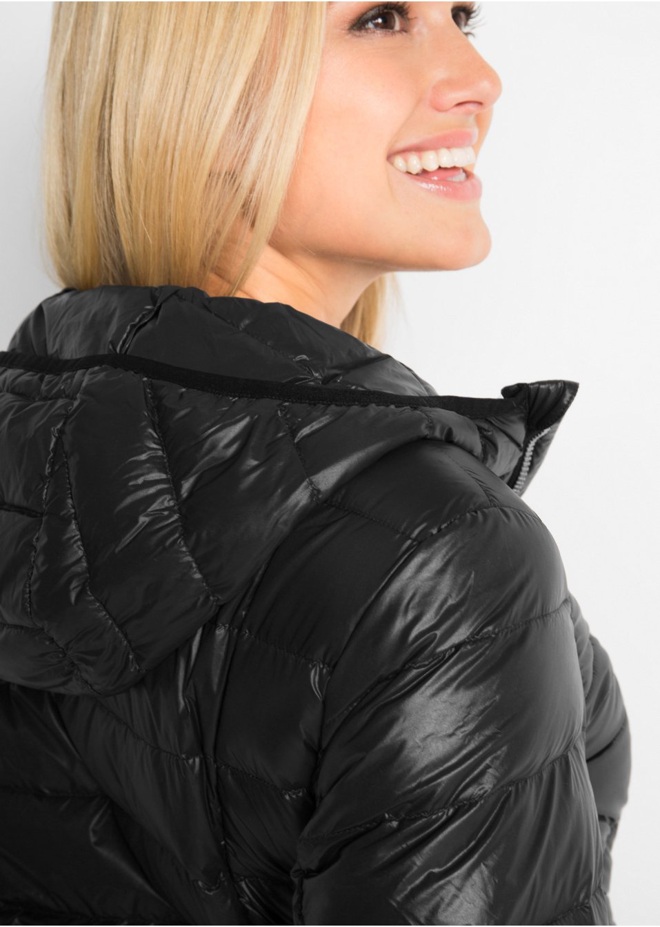 Veste longue en duvet ultra-léger
