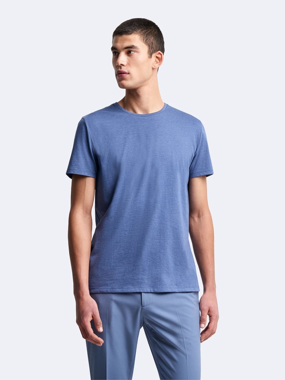 Tee-shirt en coton supima® uni
