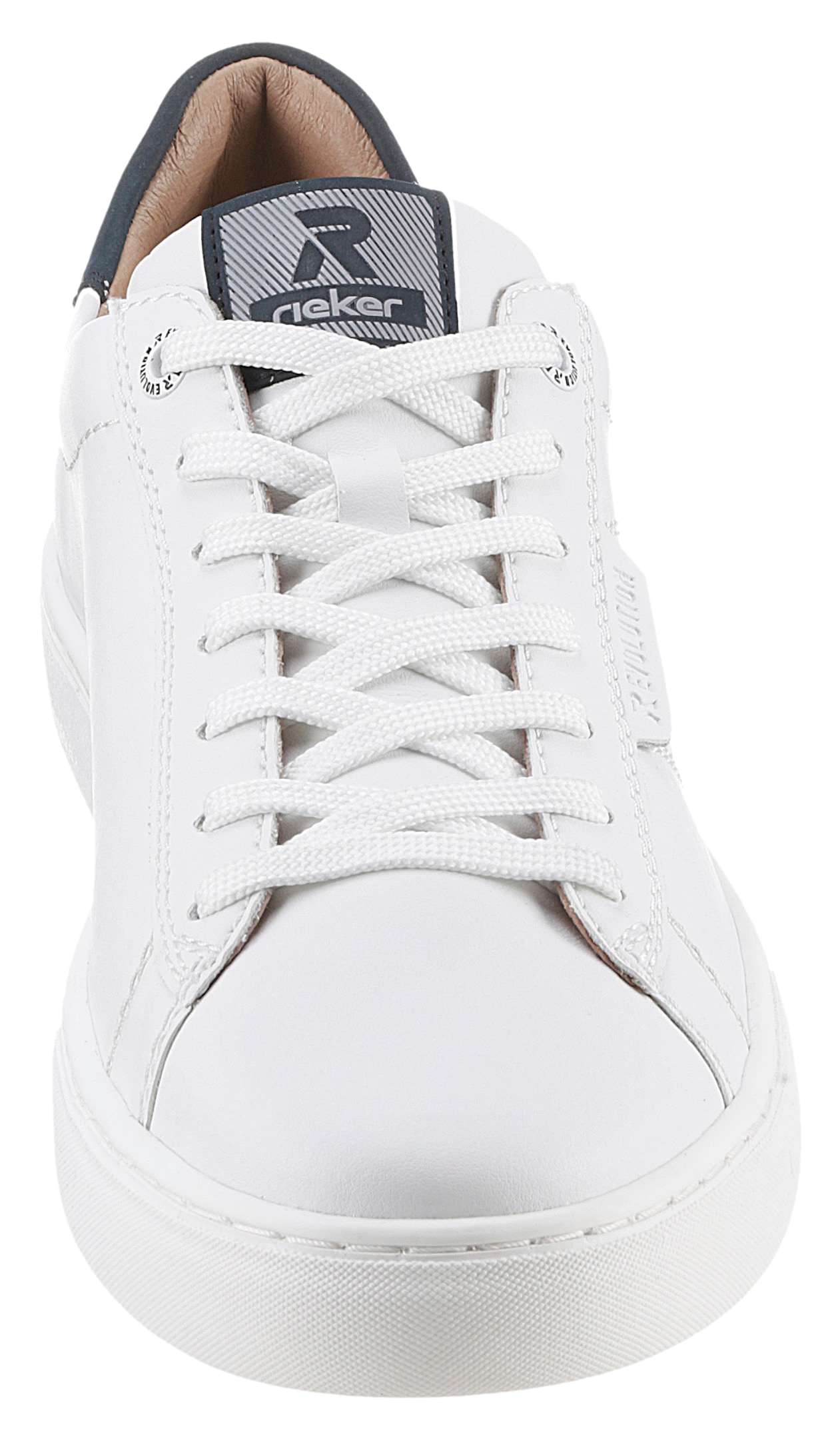 RIEKER Sport Sneaker  mit Leder-Innenfutter, Freizeitschuh, Halbschuh, Schnürschuh